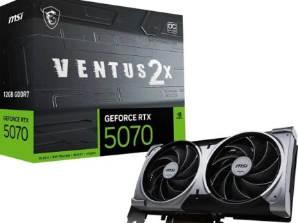 RTX 5070 12GB VENTUS 2X OC GDDR7 TVD CONFIG (7% POUR CEUX QUI VEULENT L’ACHETER SEULE)