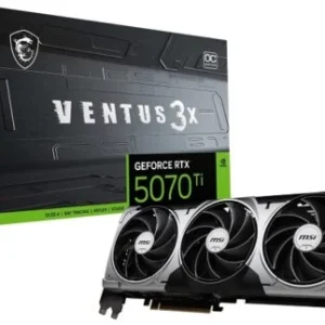 RTX 5070TI MSI VENTUS 3X 16GB GDDR7 OC BLACK (7% POUR CEUX QUI VEULENT LACHETER SEULE)