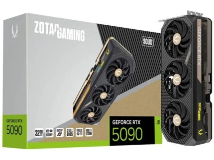 RTX 5090 32GO GDDR7 ZOTAC GAMING SOLID BLACK (7% POUR CEUX QUI VEULENT LACHETER SEULE)