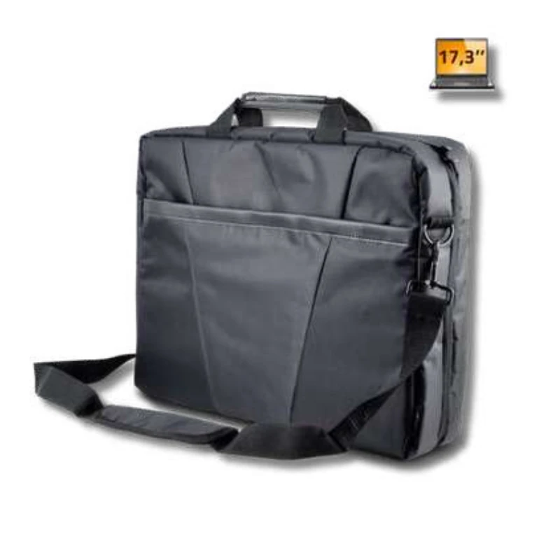 SACOCHE ORDINATEUR NB5017 – 17.3" NYLON NOIR POUR NOTEBOOK – Image 2