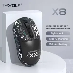 SOURIS RECHARGEABLE BLUETOOTH 3200 DPI T-WOLF X8