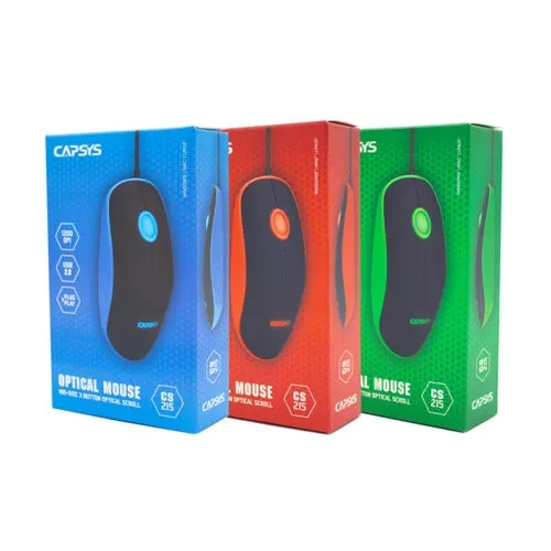 SOURIS USB LUMINEUSE CAPSYS CS215