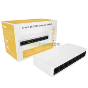 SWITCH RESEAU 8 PORTS 100MBPS S108 TENDA – S108.
