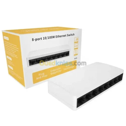 SWITCH RESEAU 8 PORTS 100MBPS S108 TENDA – S108.