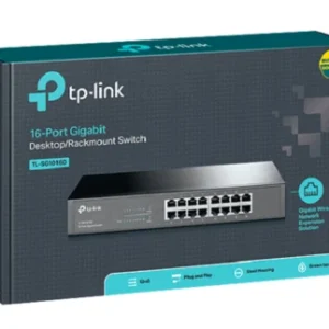 SWITCH TP-LINK TL-SG1016D16 PORTS GIGABIT RACKABLE