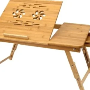 TABLE VENTILO LAPTOP bamboo EN BOIS GM-BM62