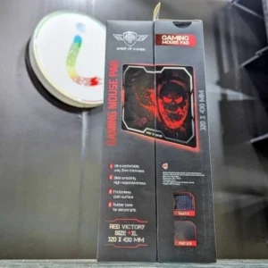 TAPIS spirit of gamer RED/BLUE SMOKYSKULL XL