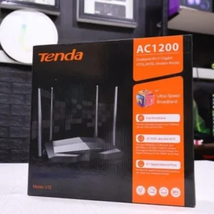 TENDA V12   AC1200 Dualband Wi-Fi Gigabit VDSL/ADSL Modem Router