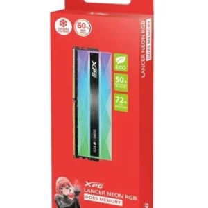 UDIMM DDR5 16GO 6000MHz CL32 ADATA XPG LANCER NEON RGB