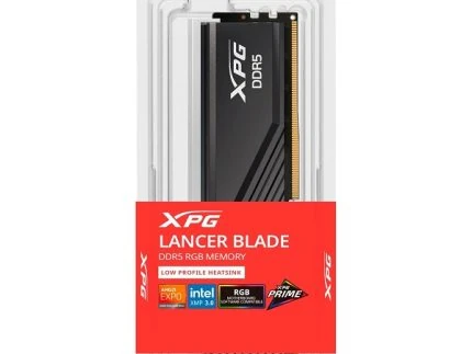UDIMM DDR5 16GO 6400MHZ CL32 ADATA XPG LANCER BLADE BLACK RGB AX5U6400C3216G-DTLABRWH (10% POUR CEUX QUI VEULENT L’ACHETER SEULE)