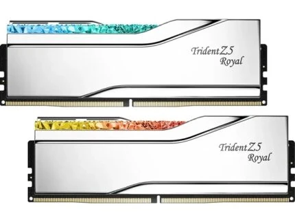 UDIMM DDR5 16GO X1 6400MHZ CL32 GSKILL TRIDENT Z5 ROYAL ARGB SILVER