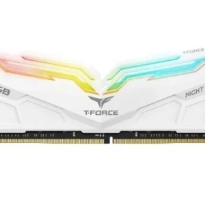 UDIMM DR4 08GO 3600MHZ CL16 TEAM GROUP T-FORCE NIGHT HAWK WHITE RGB