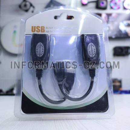 USB Male / Female→ RJ45 Female Extension Adapter