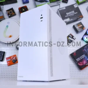 V200 White PC Case – Compact Micro-ATX PC Chassis