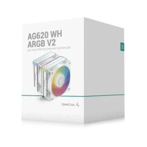Ventilateur DeepCool – AG620 BLANC ARGB V2
