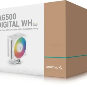 VENTILO CPU DEEPCOOL AG500 DIGITAL WHITE