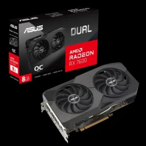 VGA ASUS DUAL RX 7600 8GB EVO OC (EN VENTE EN CONFIG)