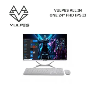 AIO VULPES i3 6100 Ram 8G SSD 256 G Ecran 24" WHITE ECRAN TACTILE PLUS CLAVIER COMBO
