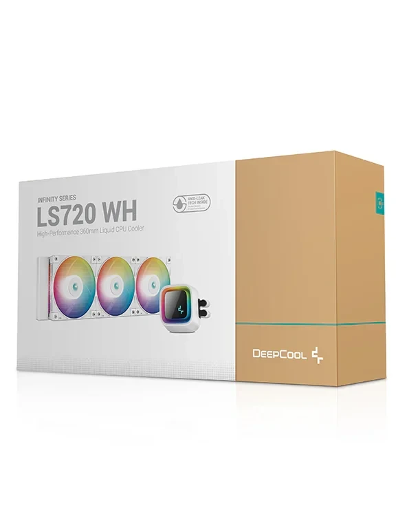 WATERCOOLING DEEPCOOL LS720 WHITE AND BLACK – Image 2