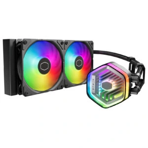 WATERCOOLING COOLERMASTER MSTERLIQUID 240 ATMOS ARGB BLACK