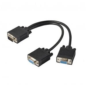 ADAPTATEUR VGA M / 2 VGA F