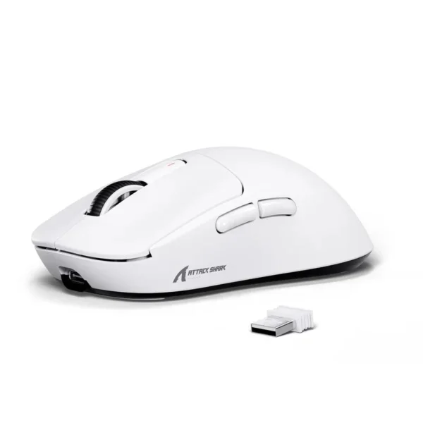 ATTACK SHARK X3 – TRI-MODE WIRELESS – SUPERLIGHT 49g – PAW3395 – Image 4
