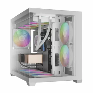 BOITIER GAMDIAS AURA GCM10 V2 ARGB WHITE