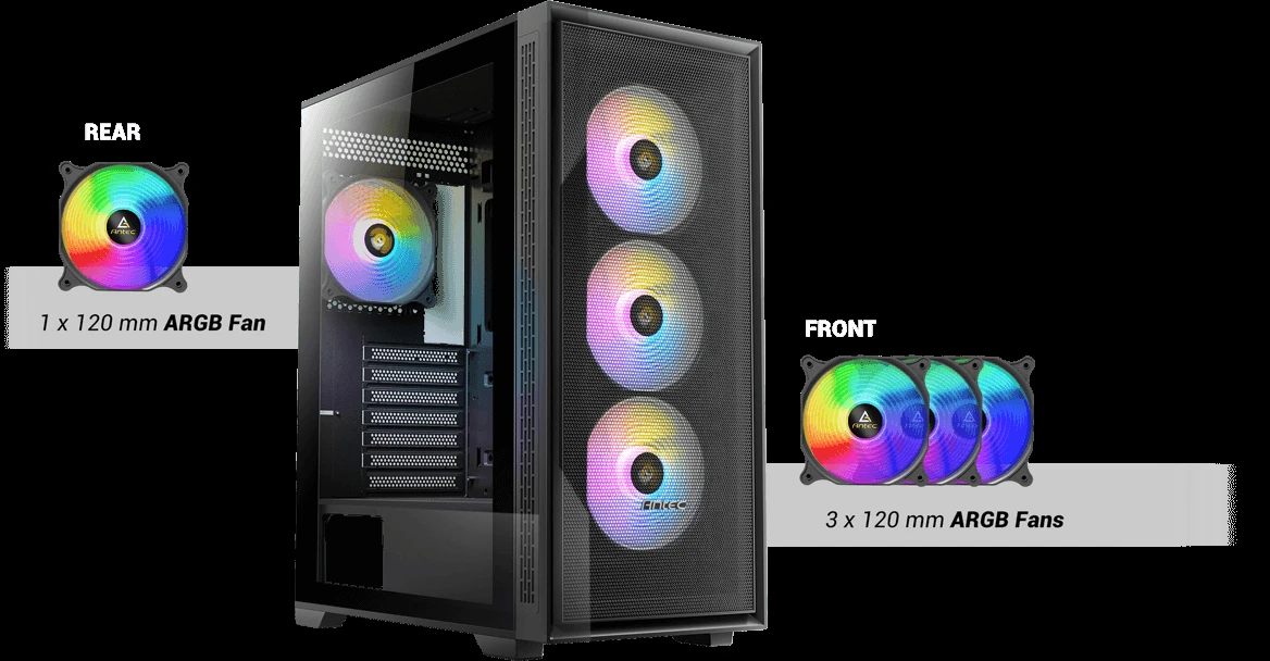 BOITIER GAMER ANTEC AX81 RGB – Image 2
