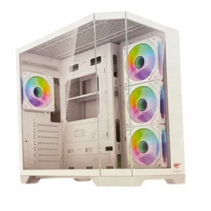 BOITIER GAMER HAVIT CF924 WHITE X4 FAN RGB