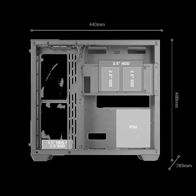 BOITIER GAMER MARS GAMING MCV4 BLACK – Image 3
