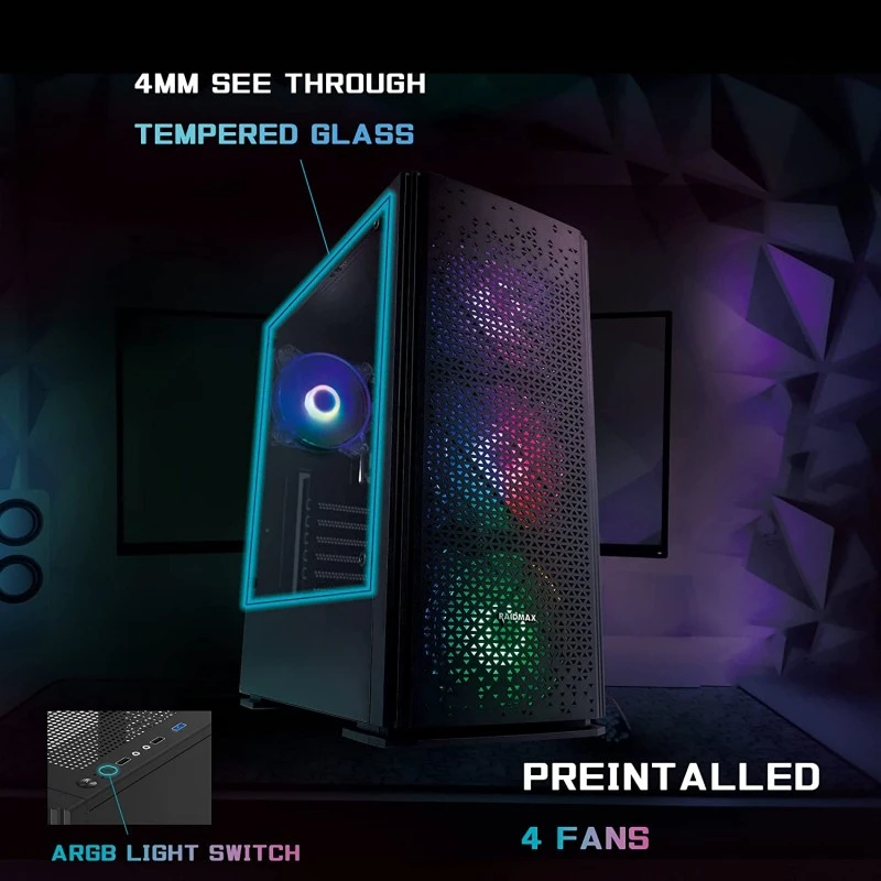 BOITIER GAMER RAIDMAX H702 – Image 4