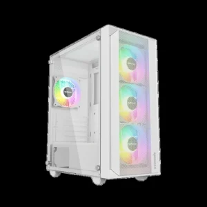 BOITIER GAMER RAIDMAX V100 WHITE 4FAN