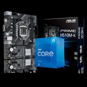 BUNDLE CPU INTEL CORE I5 11400F + CARTE MERE ASUS H510M-K