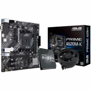 BUNDLE CPU RYZEN 3 4350G + CARTE MERE ASUS A520M-E