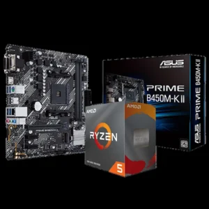 BUNDLE CPU RYZEN 5 4650G + CARTE MERE ASUS B450M K