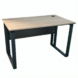 BUREAU 1.20 ODESK METALLIQUE BLANC / GRIS