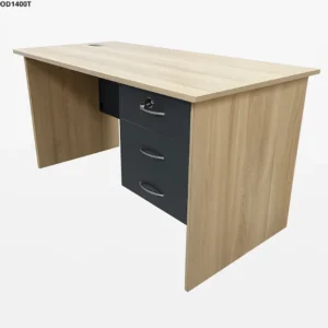 BUREAU 1.40 ODESK 3 TIRIORS MARON / GRIS