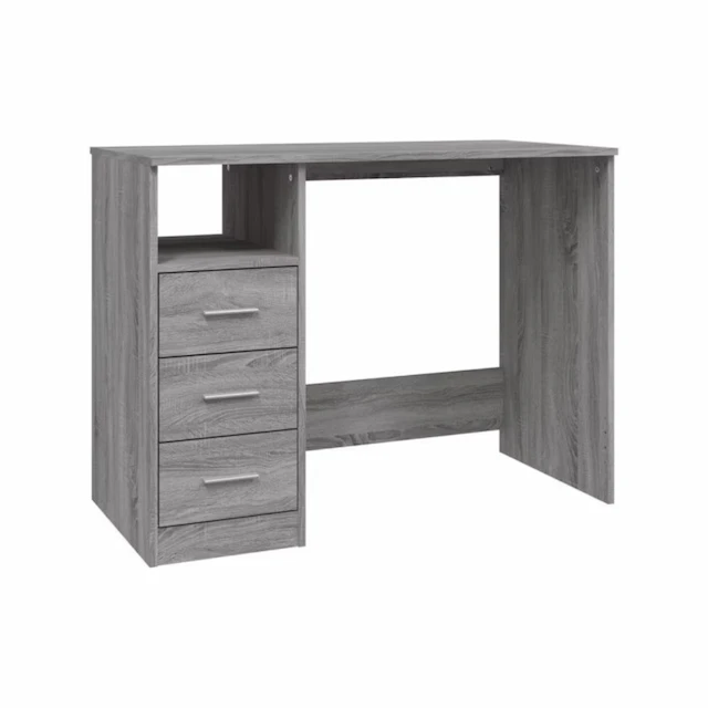 BUREAU 1.40 ODESK 3 TIRIORS SONOMA / GRIS