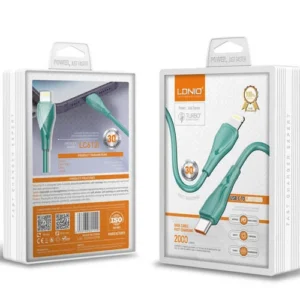 CABLE DATA LDNIO LC612 TYPE C TO IPHONE 2M 30W