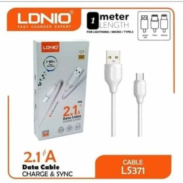 CABLE DATA LDNIO LS35 USB TYPE C 2M