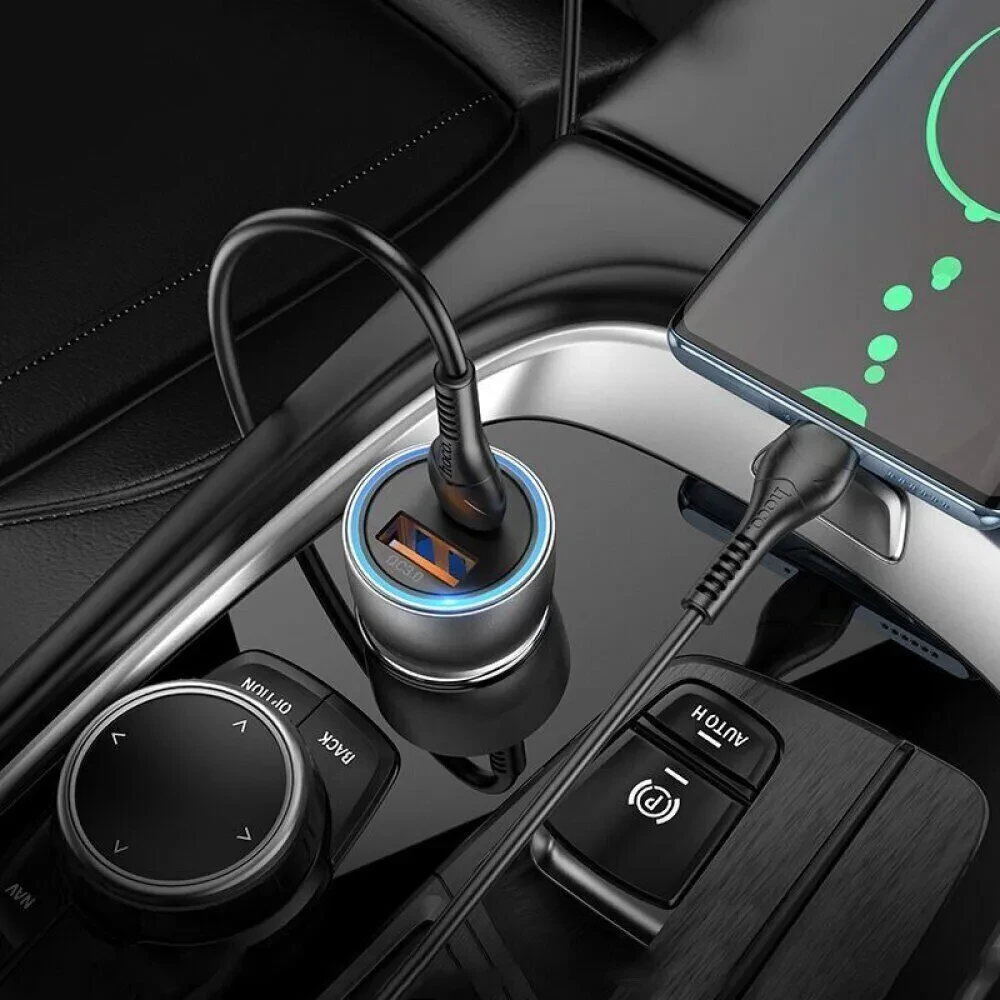 CAR CHARGER HOCO NZ8 43W – Image 2