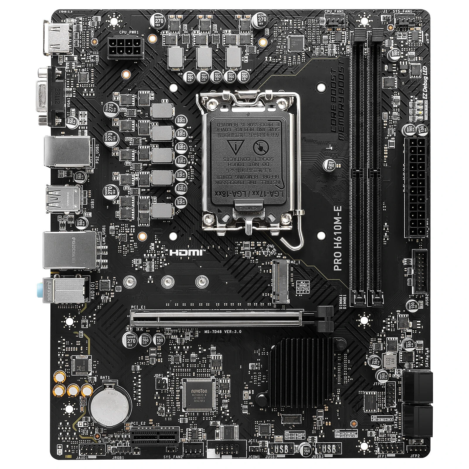 CARTE MERE MSI H610 M-E DDR5 – Image 4