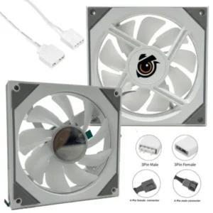 CASE FAN NOX M52 120mm ARGB WHITE