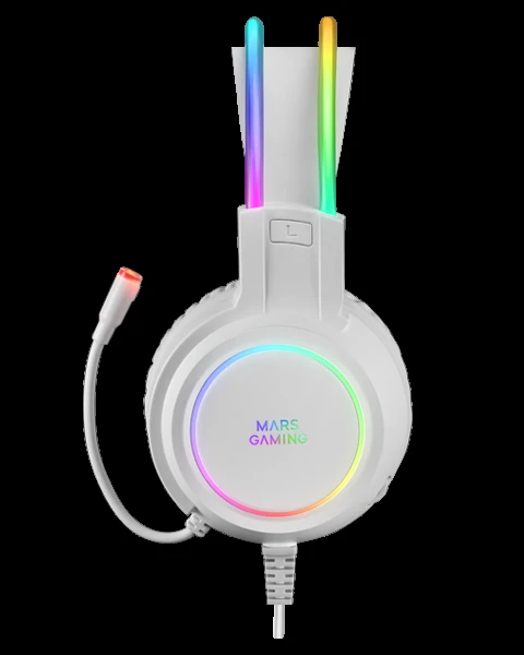 CASQUE MARS GAMING MHRGB NOIR / BLANC – Image 6