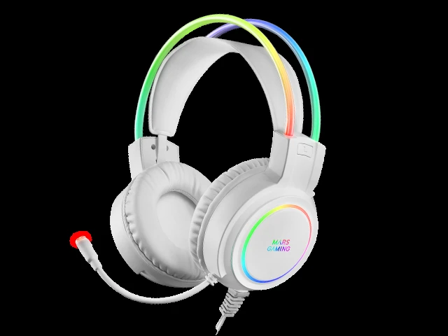 CASQUE MARS GAMING MHRGB NOIR / BLANC – Image 7