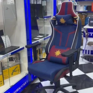 CHAISE GAMER 2082 BLEU / BORDEAUX