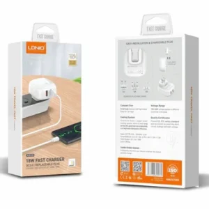 CHARGEUR TELEPHONE - LDNIO 2512 18W TYPE C