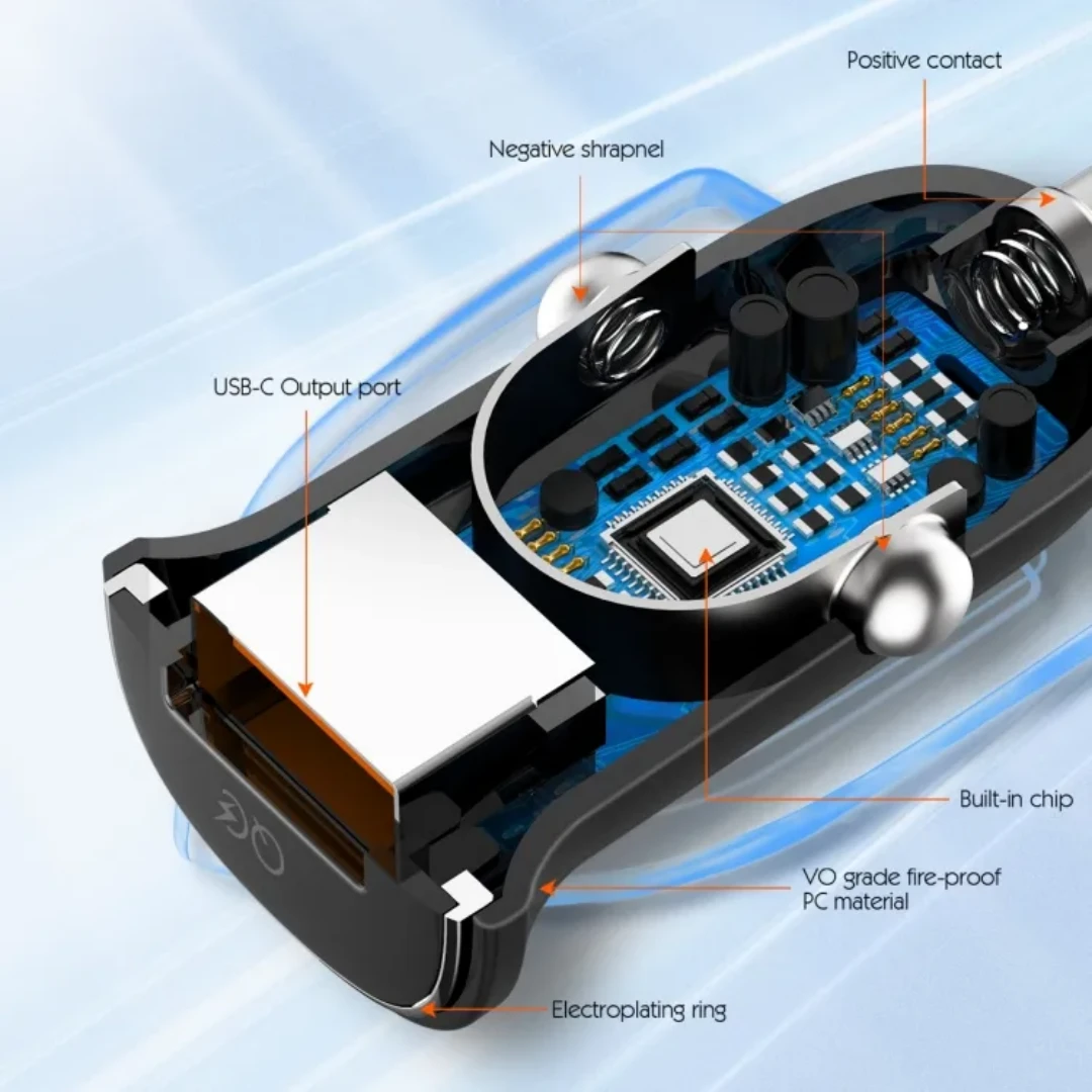 CHARGEUR TELEPHONE - LDNIO C105 USB 30W / VOITURE – Image 5