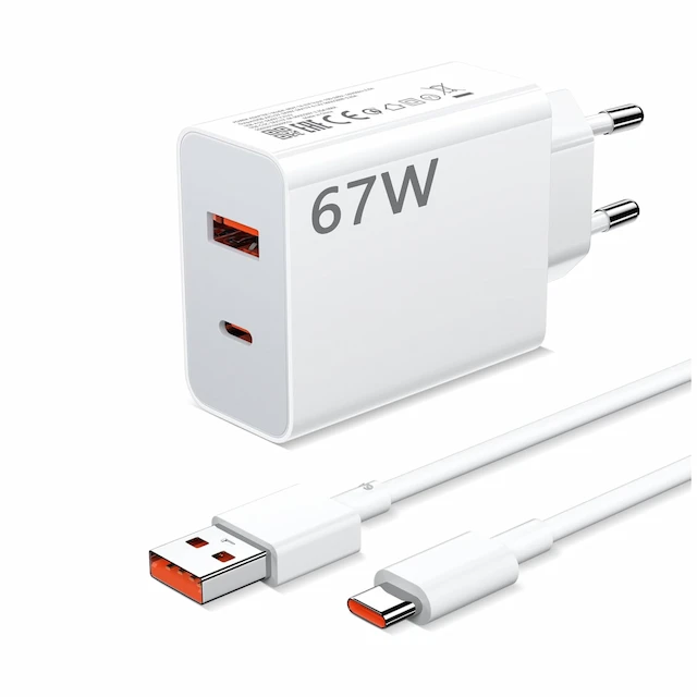 CHARGEUR XIAOMI 67W TYPE C / USB