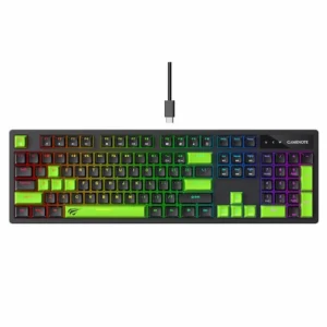 CLAVIER GAMER HAVIT KB893L BLACK/GREEN